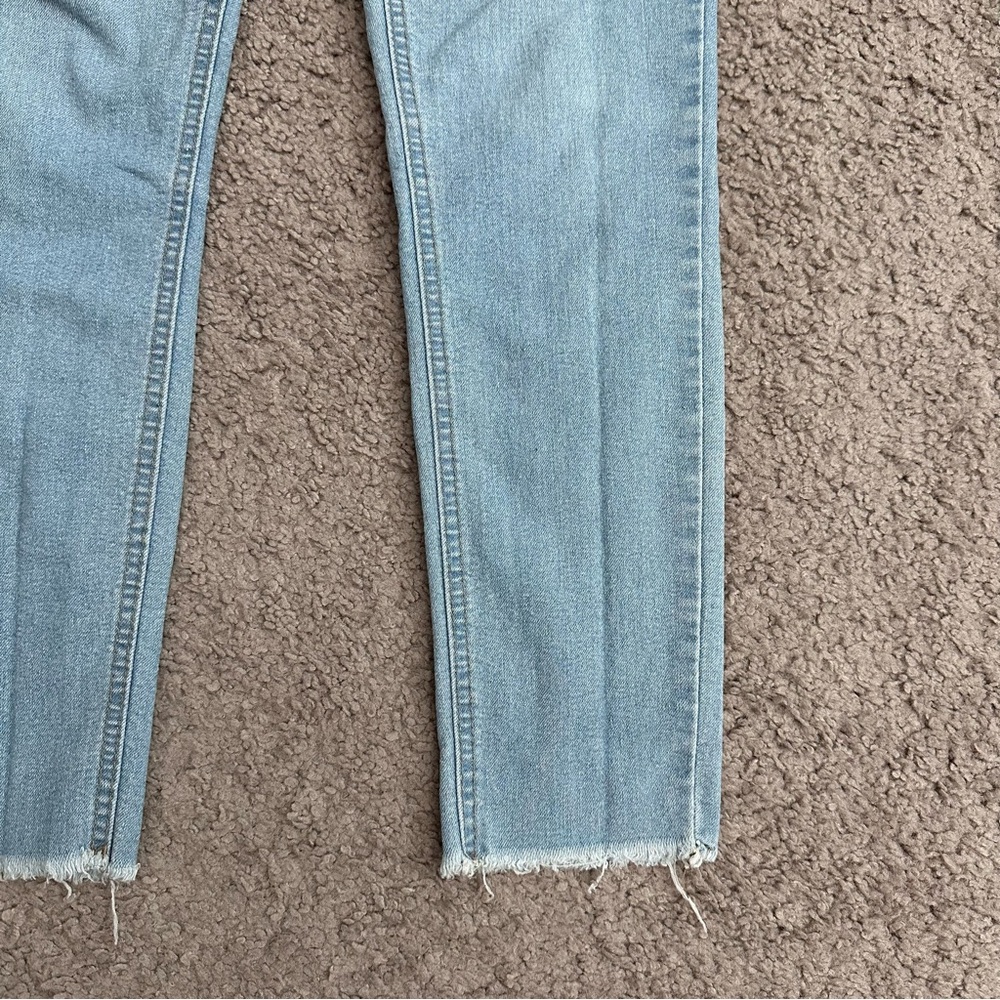 Tinseltown Light Blue Midrise Skinny Jeans Womens Juniors 27 - Picture 3 of 14